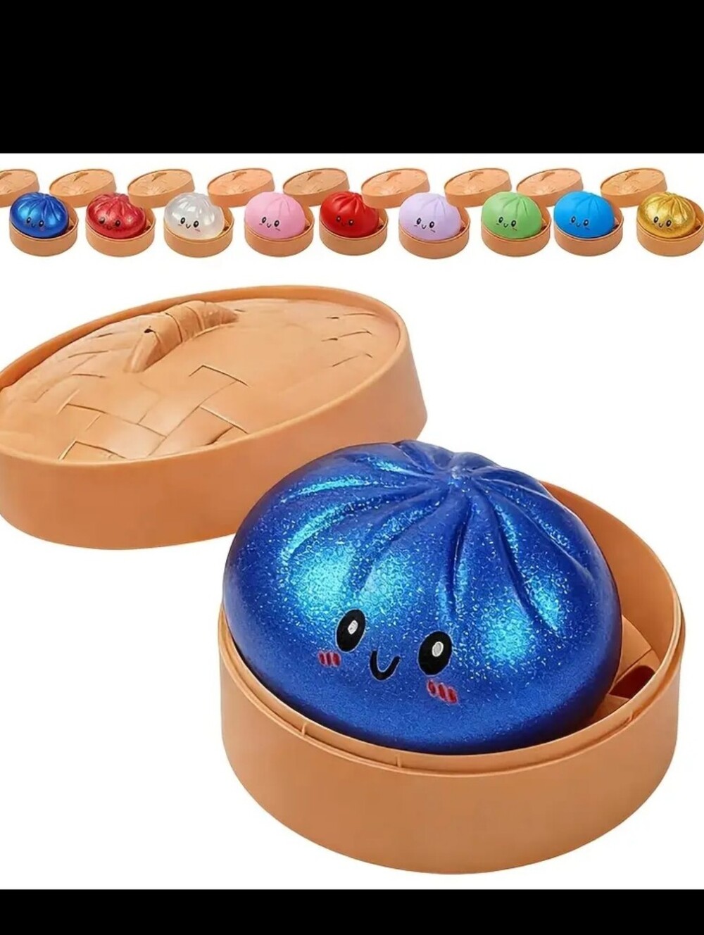 🍁Colorful Bao-Shaped Stress Ball